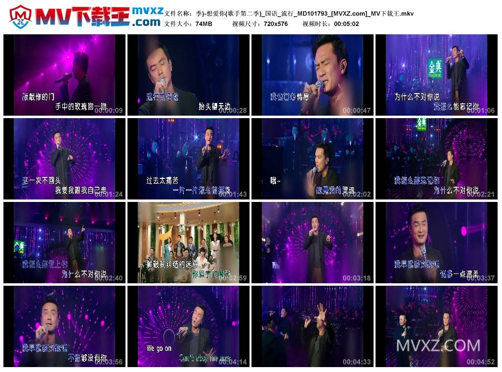 季)-想爱你(歌手第二季)_国语_流行_MD101793